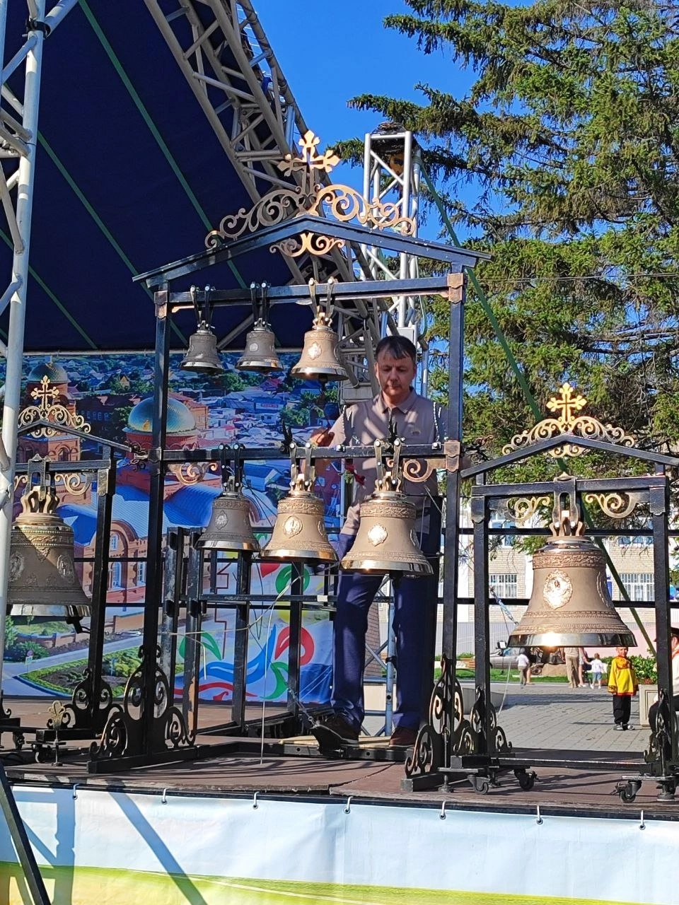 Пензенские звонари совершили колокольные звоны в Мокшане