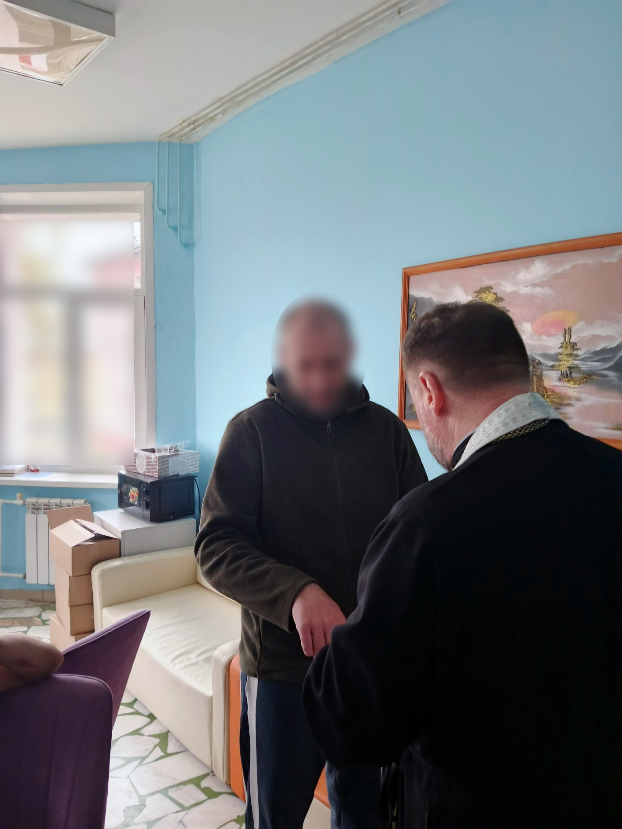 Священники посетили раненых