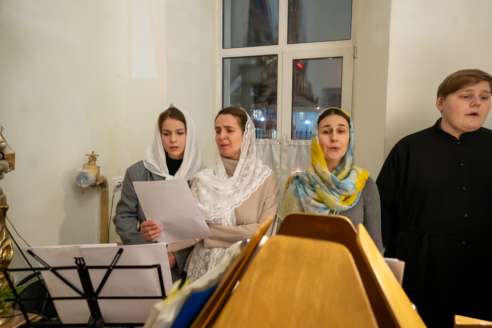 В канун престольного праздника митрополит Серафим совершил всенощное бдение в нашем храме