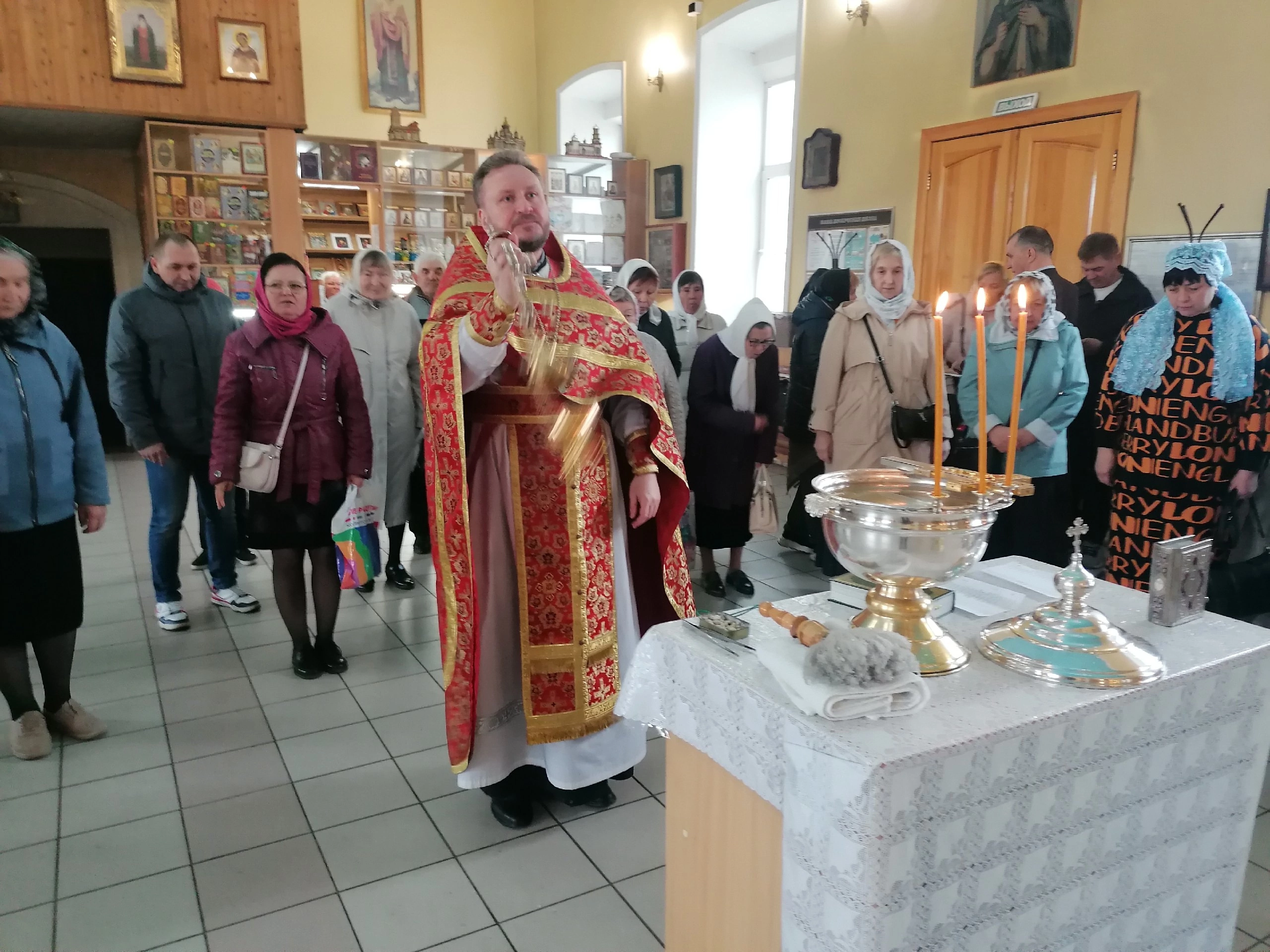 Богослужение в день Преполовения Пятидесятницы 
