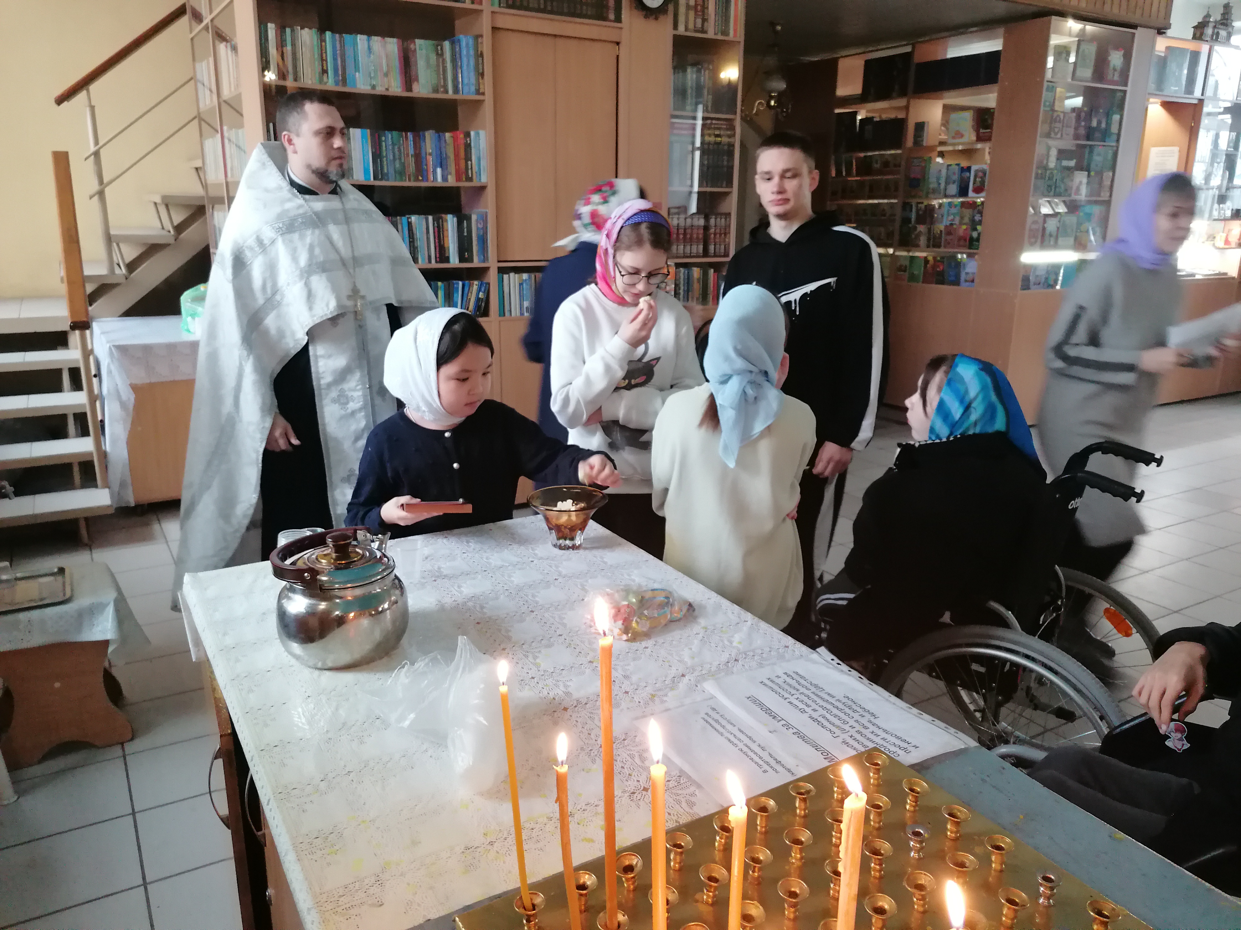 Состоялась духовно-просветительская встреча детей со священником