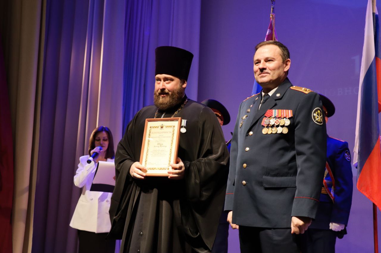 Протоиерею Антонию Швареву объявлена благодарность от директора ФСИН  России
