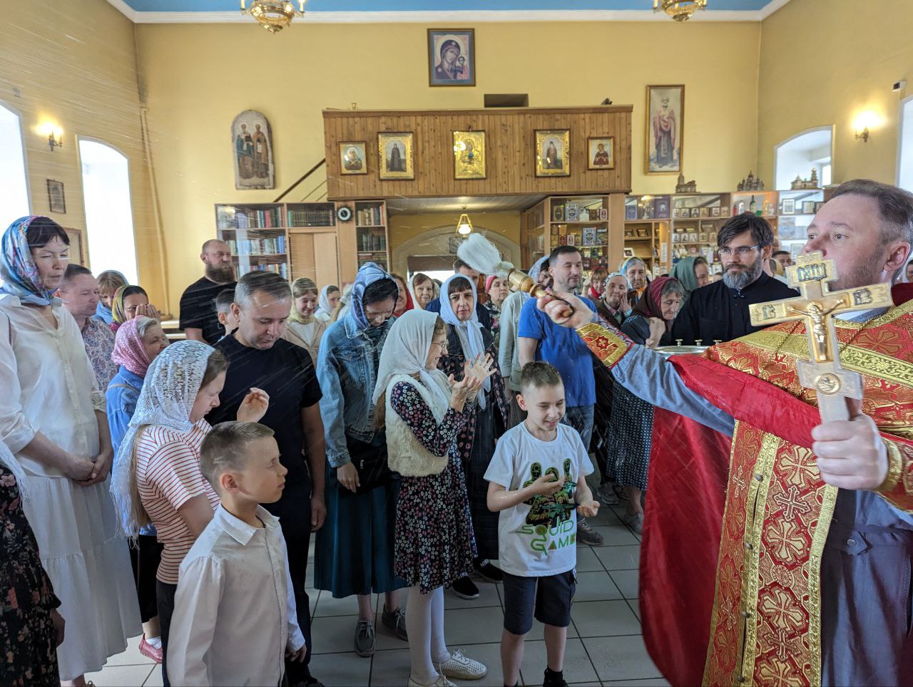 Богослужения в Неделю о слепом 