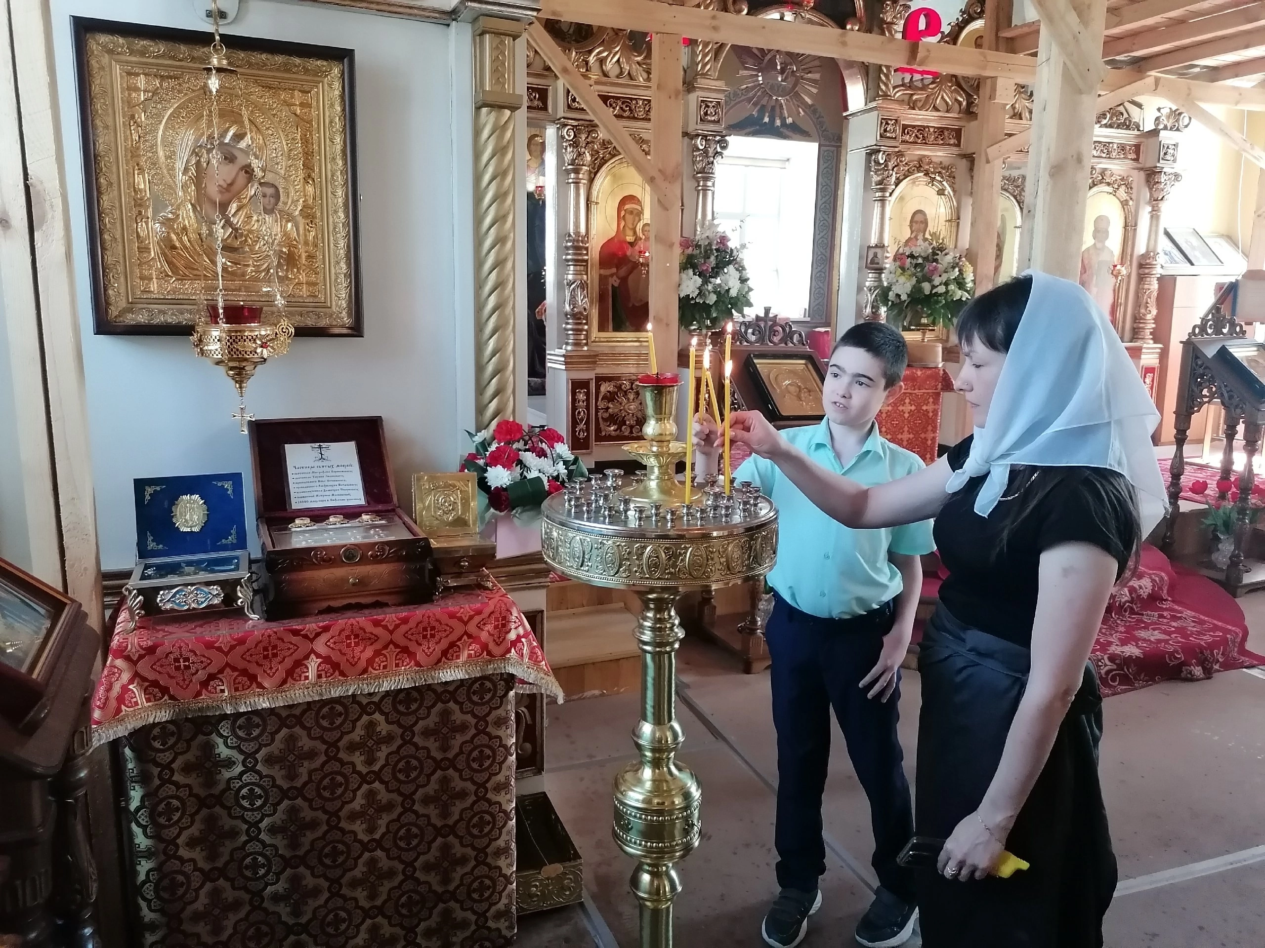 Встреча священника с учениками средней школы №60