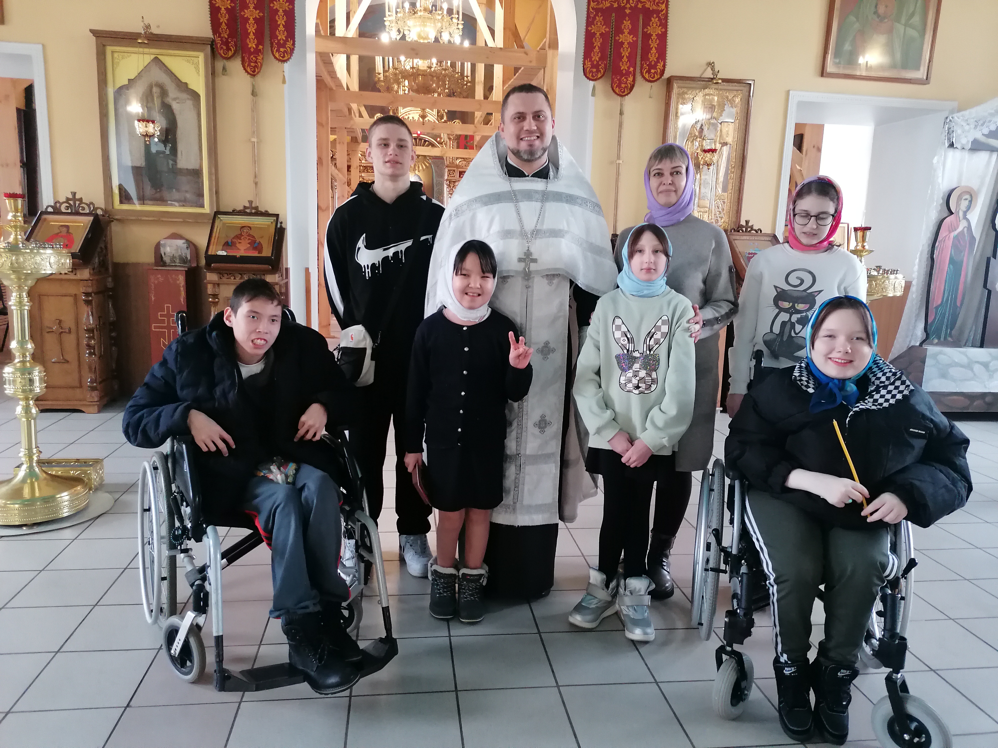 Состоялась духовно-просветительская встреча детей со священником