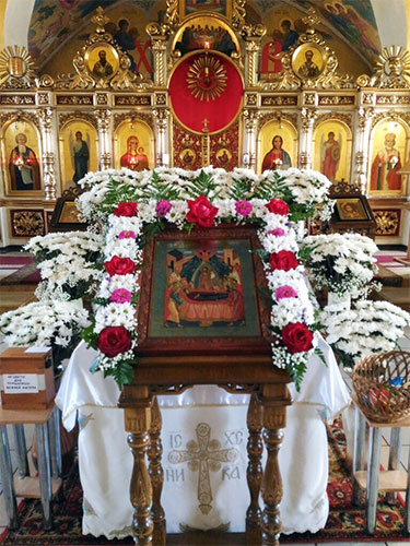 Всенощное бдение накануне праздника Успения Пресвятой Богородицы