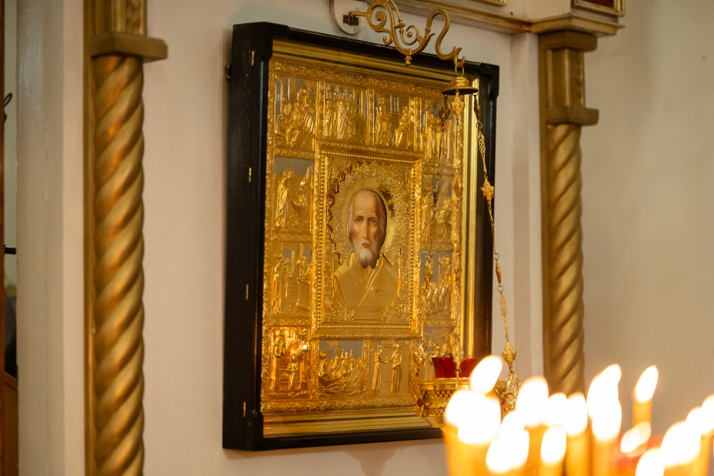 В канун престольного праздника митрополит Серафим совершил всенощное бдение в нашем храме