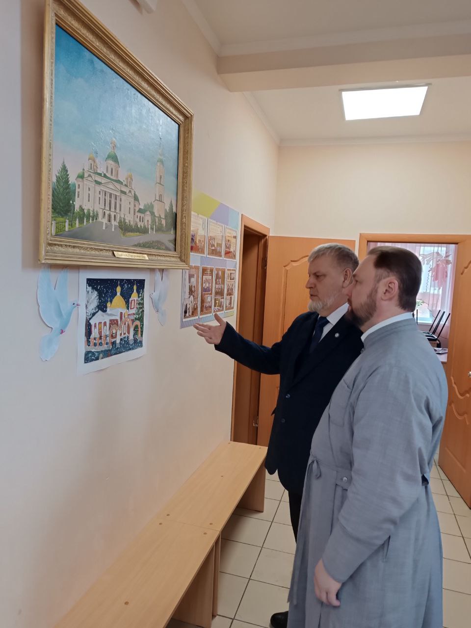 В воскресной школе "Азбука веры" состоялся конкурс рисунков "В ожидании Рождества"