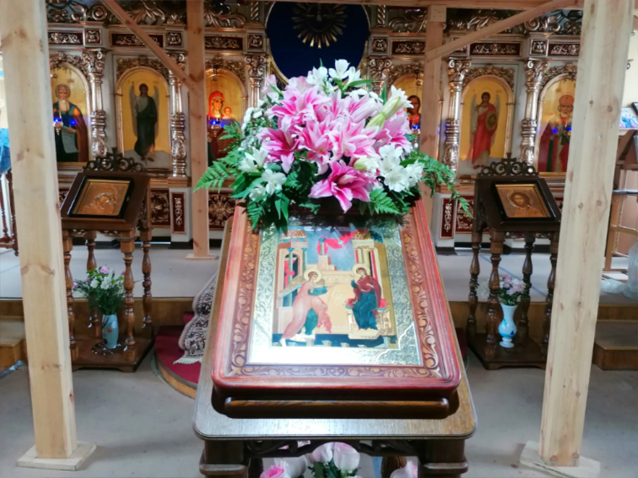 Всенощное бдение в канун праздника Благовещения Богородицы