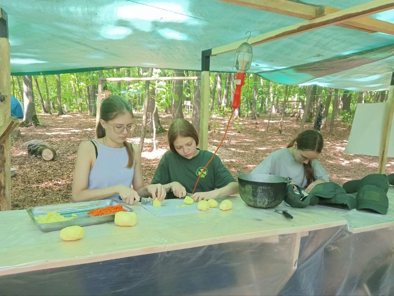 Воспитанники воскресной школы "Азбука веры" участвовали в походе "Лесной Город"