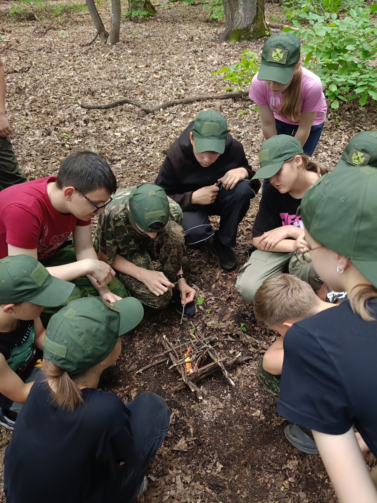 Воспитанники воскресной школы "Азбука веры" участвовали в походе «Лесной Город»