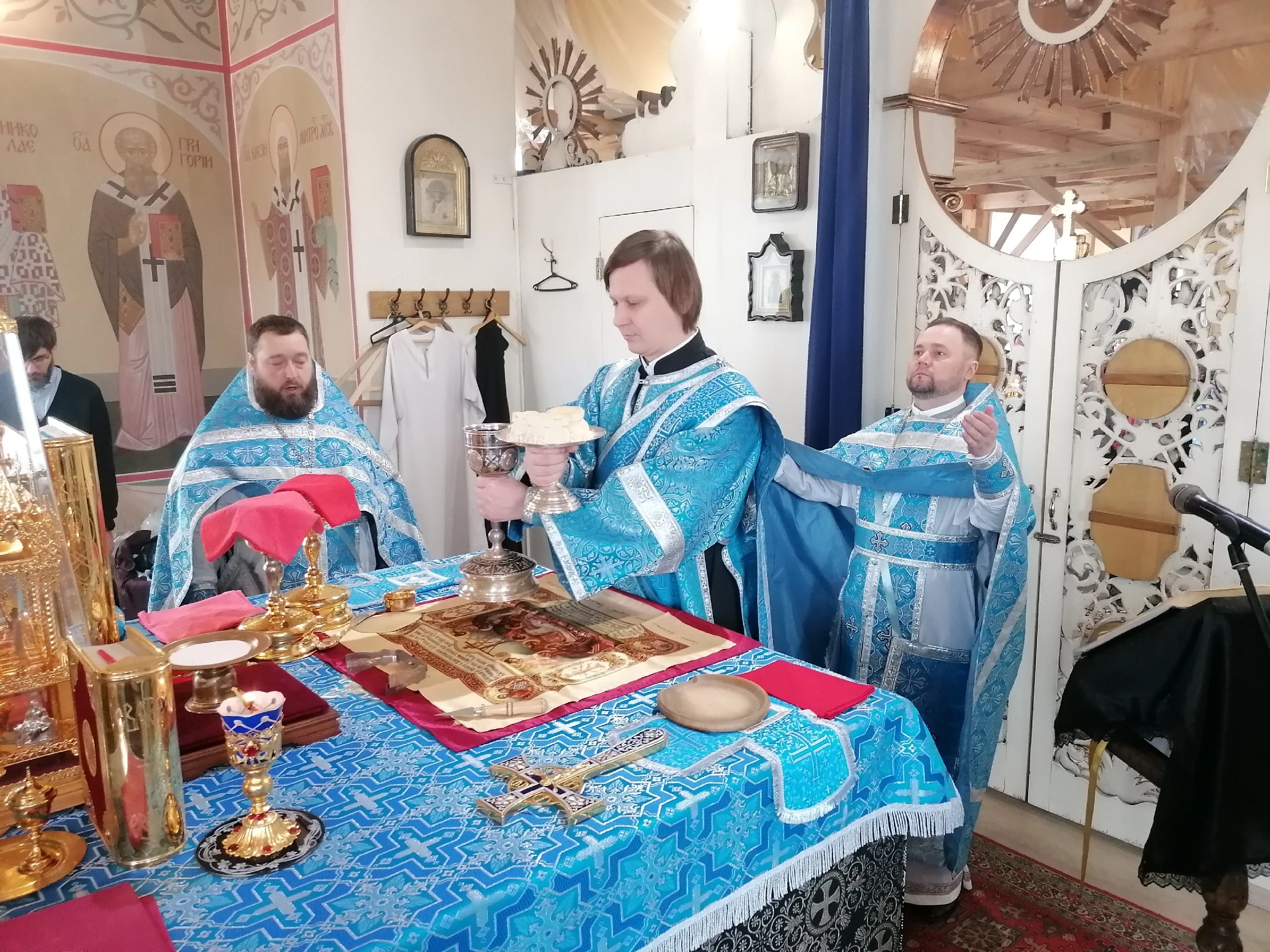 Празднование Благовещение Богородицы