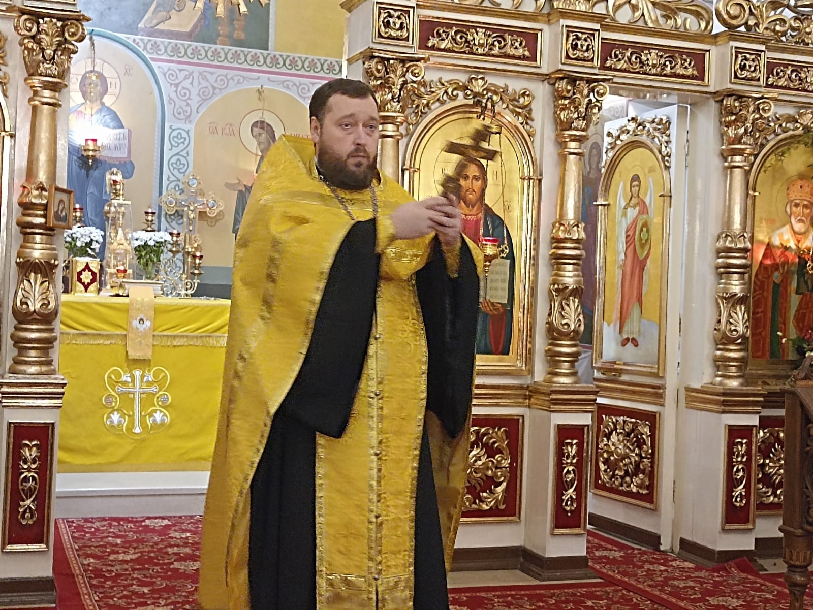 Протоиерей Антоний Шварев совершил Новогодний молебен