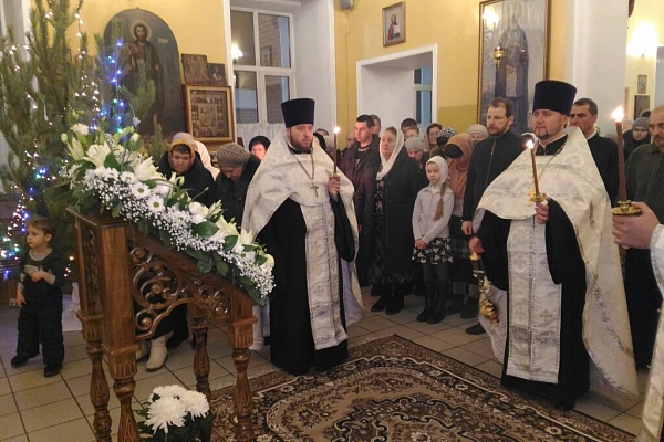 Всенощное бдение в канун Рождества Христова