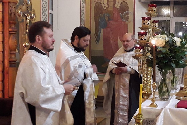 Великая вечерня в праздник Рождества Христова 