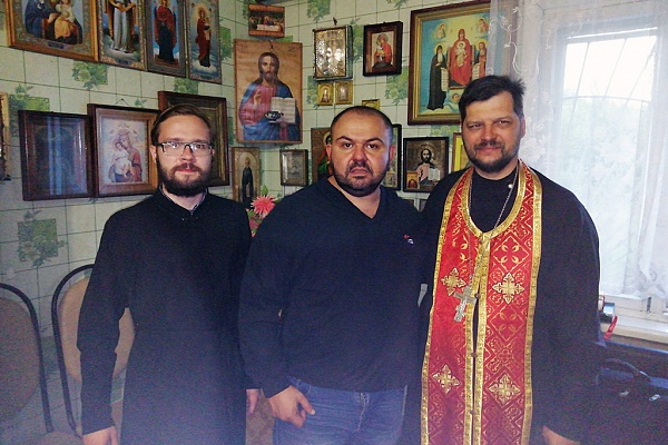 Иерей Сергий Беляков посетил Дом ночного пребывания