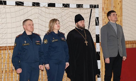 Протоиерей Антоний Шварев принял участие в открытии спартакиады допризывной молодежи г. Пензы в УФСИН России по Пензенской области