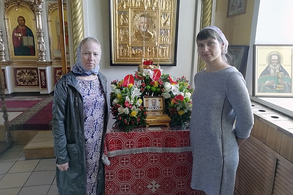 Украшение цветами нашего храма