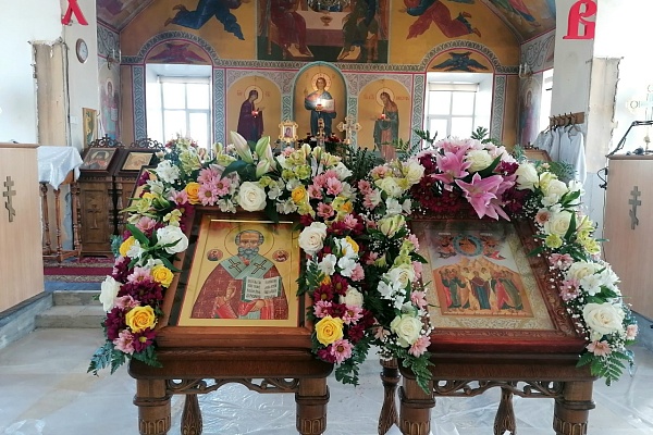 Всенощное бдение в канун престольного праздника нашего храма