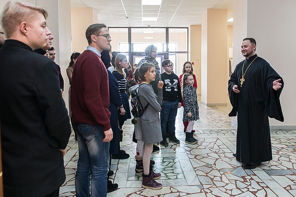 Воспитанники воскресной школы посетили Пензенскую духовную семинарию в День открытых дверей