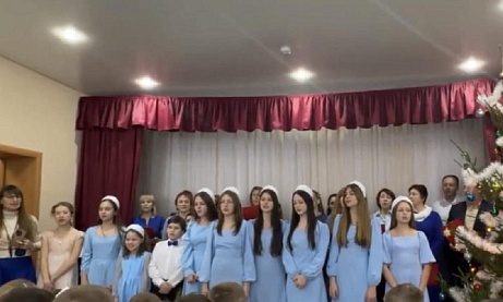 Рождественский утренник в воскресной школе нашего храма